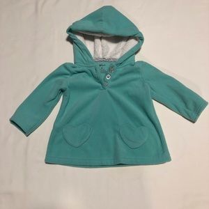 Carter’s Mint Green Fleece-Style Pullover Top 6M